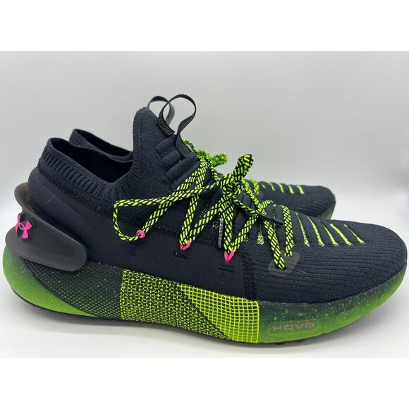 Under Armour HOVR Phantom 3 Rebel Pink Black Lime Surge 3026814-001 Size 13